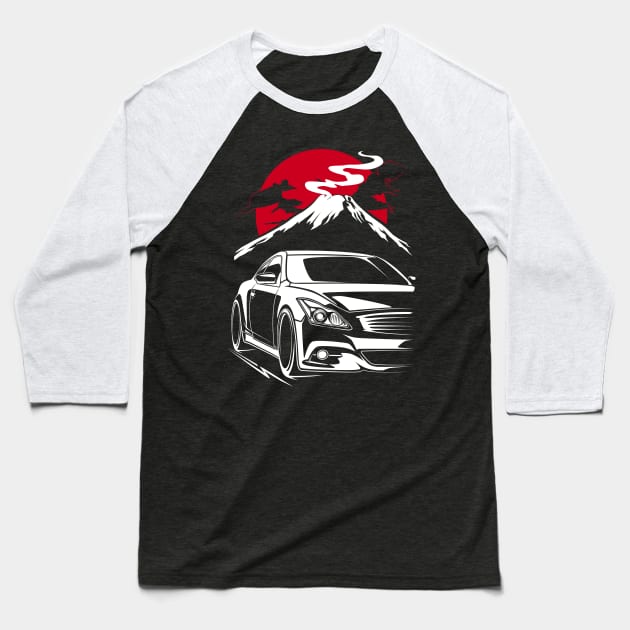 Infiniti G37 Coupe Baseball T-Shirt by JDM Boyz